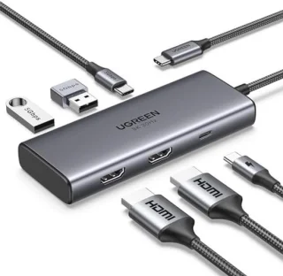 USB-C Dockingstation 6-in-1