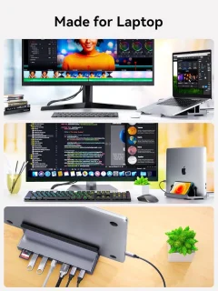 USB-C Dockingstation 8-in-1