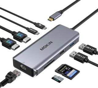 USB-C Dockingstation 9-in-1