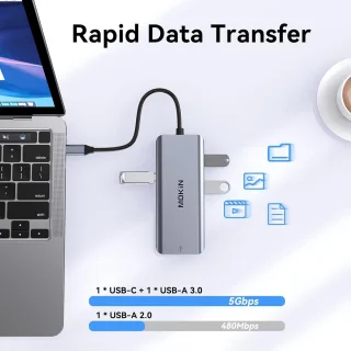 USB-C dockingstation 9-in-1