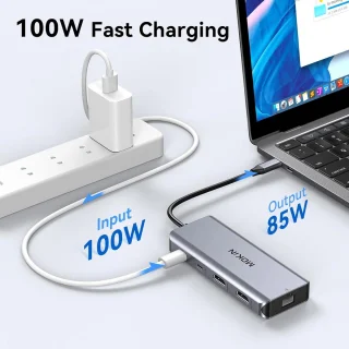 USB-C dockingstation 9-in-1