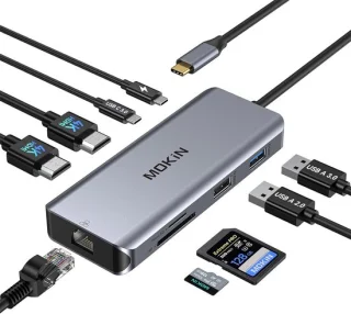 USB-C dockingstation 9-in-1