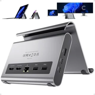 USB-C dockingstation Dual Monitor 4K 60Hz ShopVlot