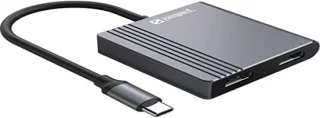 USB-C dockingstation grijs
