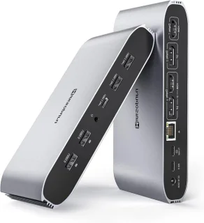 USB-C dockingstation grijs