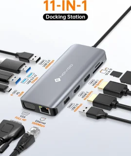 USB-C Dockingstation Hub 11‑poorts
