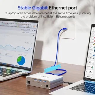 USB-C Dockingstation KVM-switch