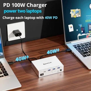 USB-C Dockingstation KVM-switch