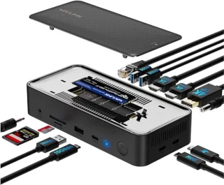 USB-C Dockingstation met M.2 SSD-behuizing