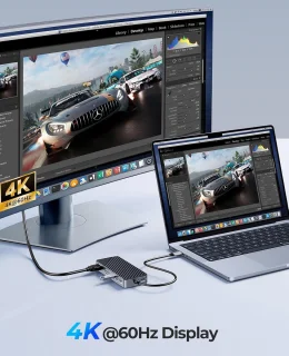USB-C Dockingstation met M.2 SSD-behuizing