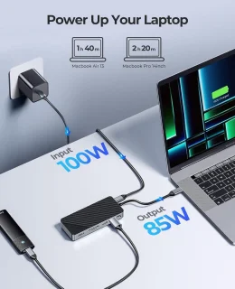 USB-C Dockingstation met M.2 SSD-behuizing