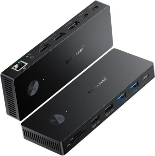 USB-C-dockingstation met triple display