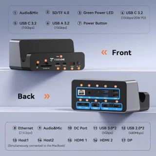 USB-C Dockingstation Stand