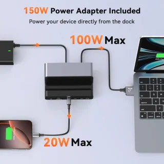 USB-C Dockingstation Stand