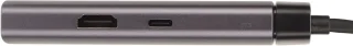 USB C dockingstation type C hub donkergrijs