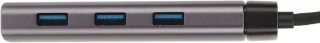 USB C dockingstation type C hub donkergrijs