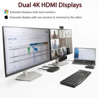 USB-C Dockingstation voor Laptop