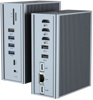 USB C-dockingstation voor laptop en Chromebook