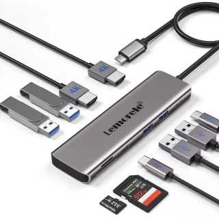 USB-C-dockingstation voor laptop en pc