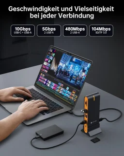 USB-C Dockingstation voor laptops