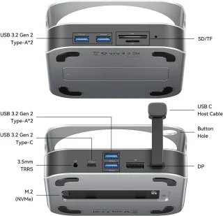 USB-C Dockingstation voor Mac mini
