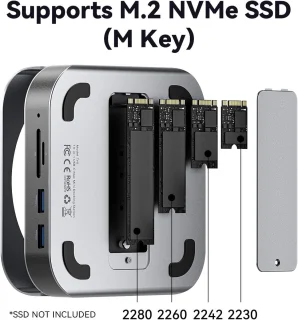 USB-C Dockingstation voor Mac mini