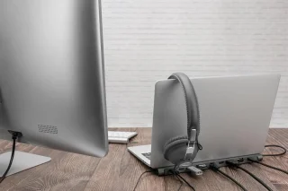 USB-C Dockingstation Zilver