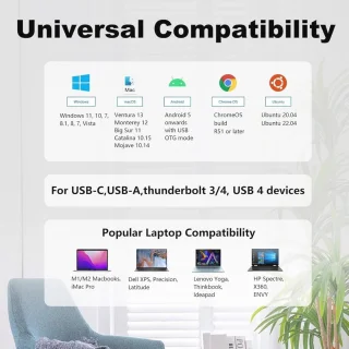 USB-C Dual 4K Dockingstation