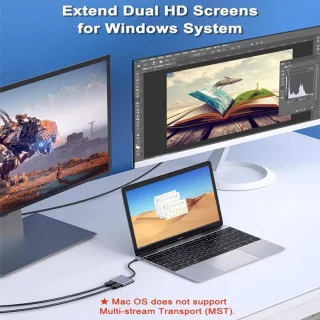USB-C Dual HDMI Adapter
