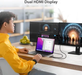 USB-C Dual HDMI Dockingstation