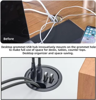 USB-C Grommet Hub