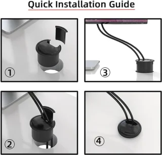 USB-C Grommet Hub