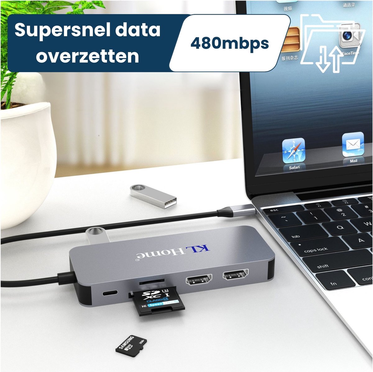 USB-C Hub 10-in-1 Docking Station