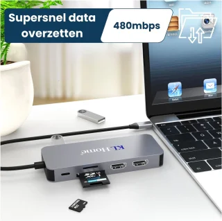 USB-C Hub 10-in-1 Docking Station