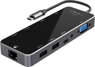USB-C Hub 10-in-1 Multiport Adapter