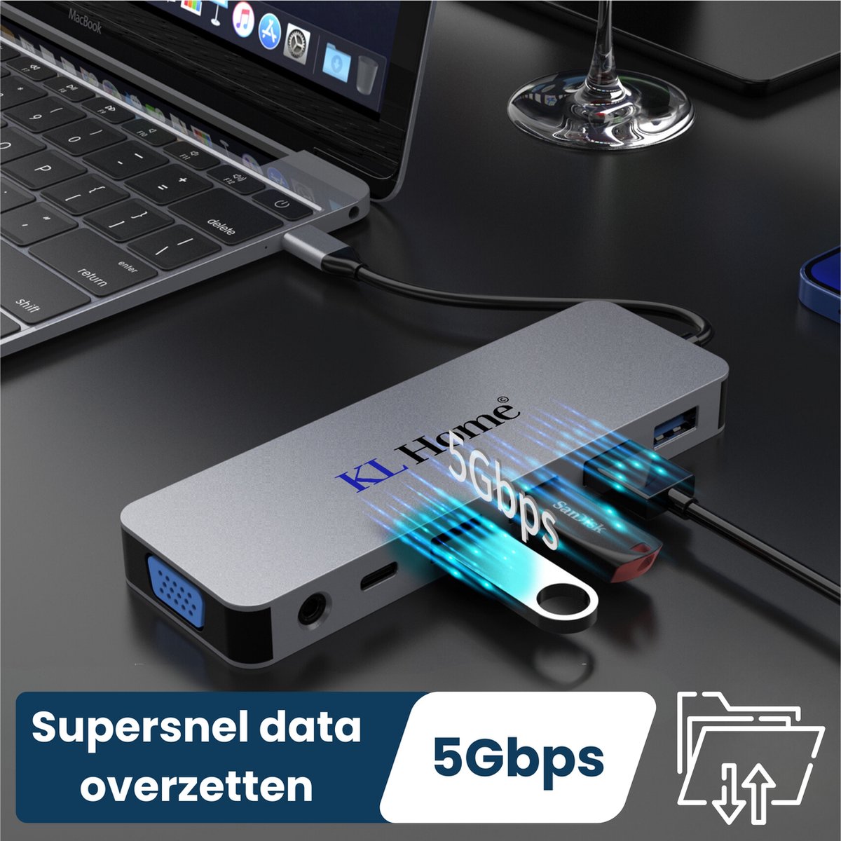 USB-C Hub 11-in-1 Docking Station