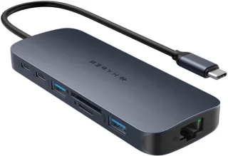 USB-C Hub 11-poorts Adapter - Grijs