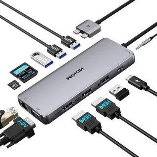 USB-C hub 12 poorten