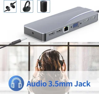 USB-C Hub 14-in-1 Triple Display USB-C Hub