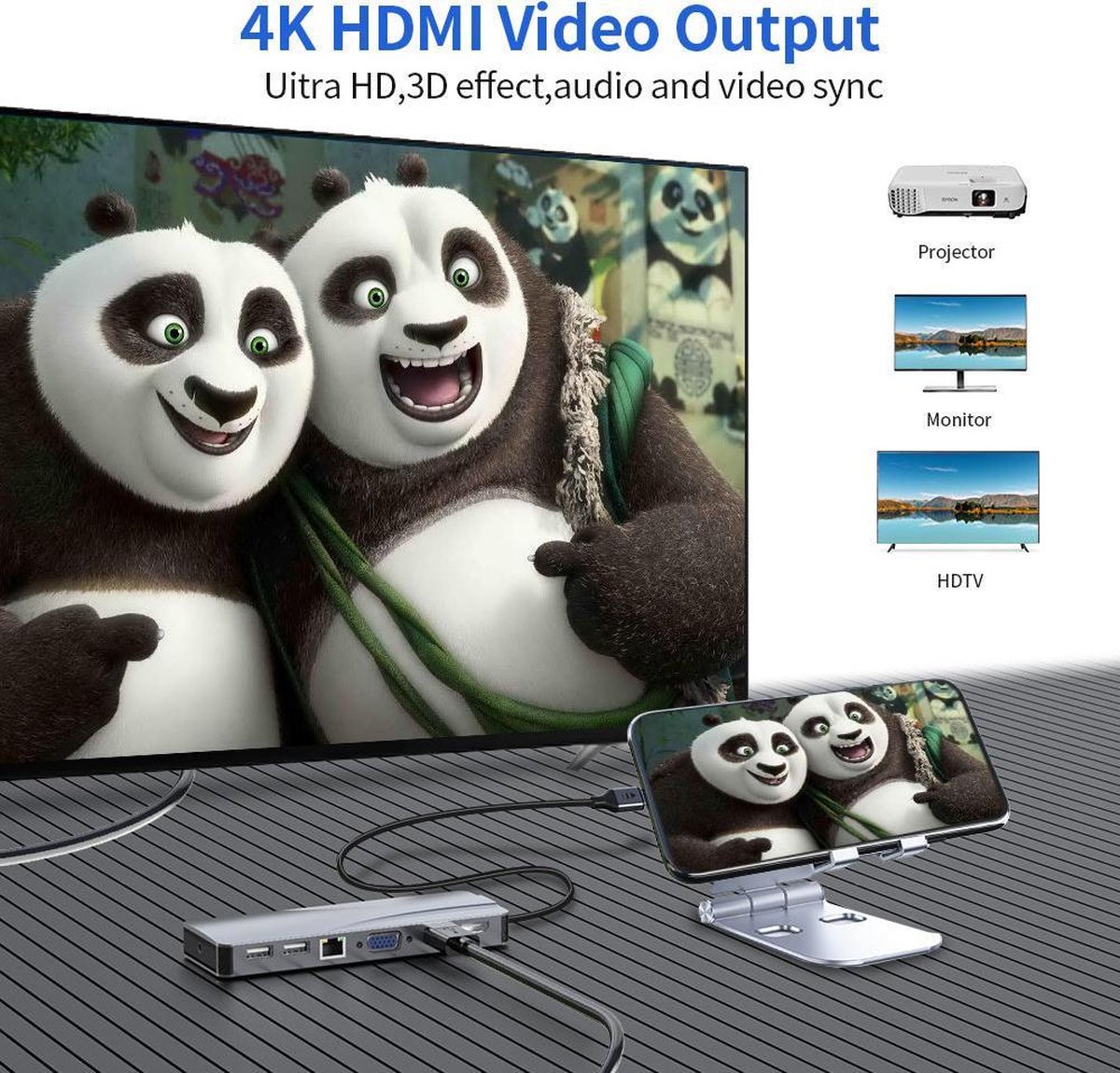 USB-C Hub 14-in-1 Triple Display USB-C Hub