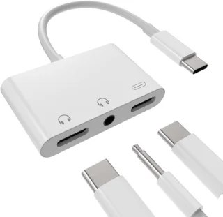 Usb-c hub 3-poorts grijs