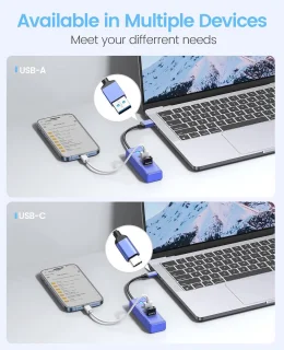 USB-C Hub 3-poorts