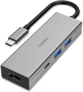 USB-C Hub 3.2 Gen1 Antraciet/Grijs