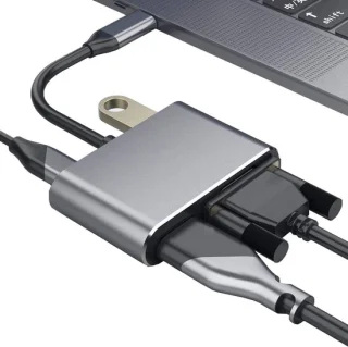 USB-C Hub 4-in-1 Adapter