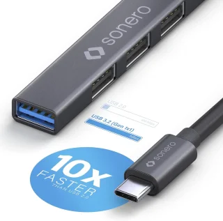 USB-C Hub 4-poorts