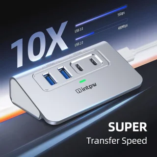 USB-C Hub 4-poorts