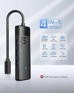 USB-C hub 4-poorts