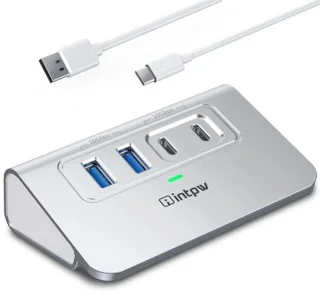 USB-C Hub 4-poorts voor laptop en pc