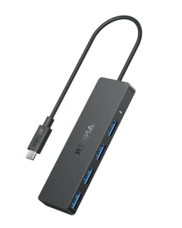 USB-C Hub 4-poorts Zwart