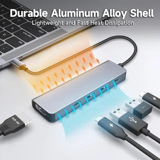 USB-C Hub 5-in-1 Multiport Adapter